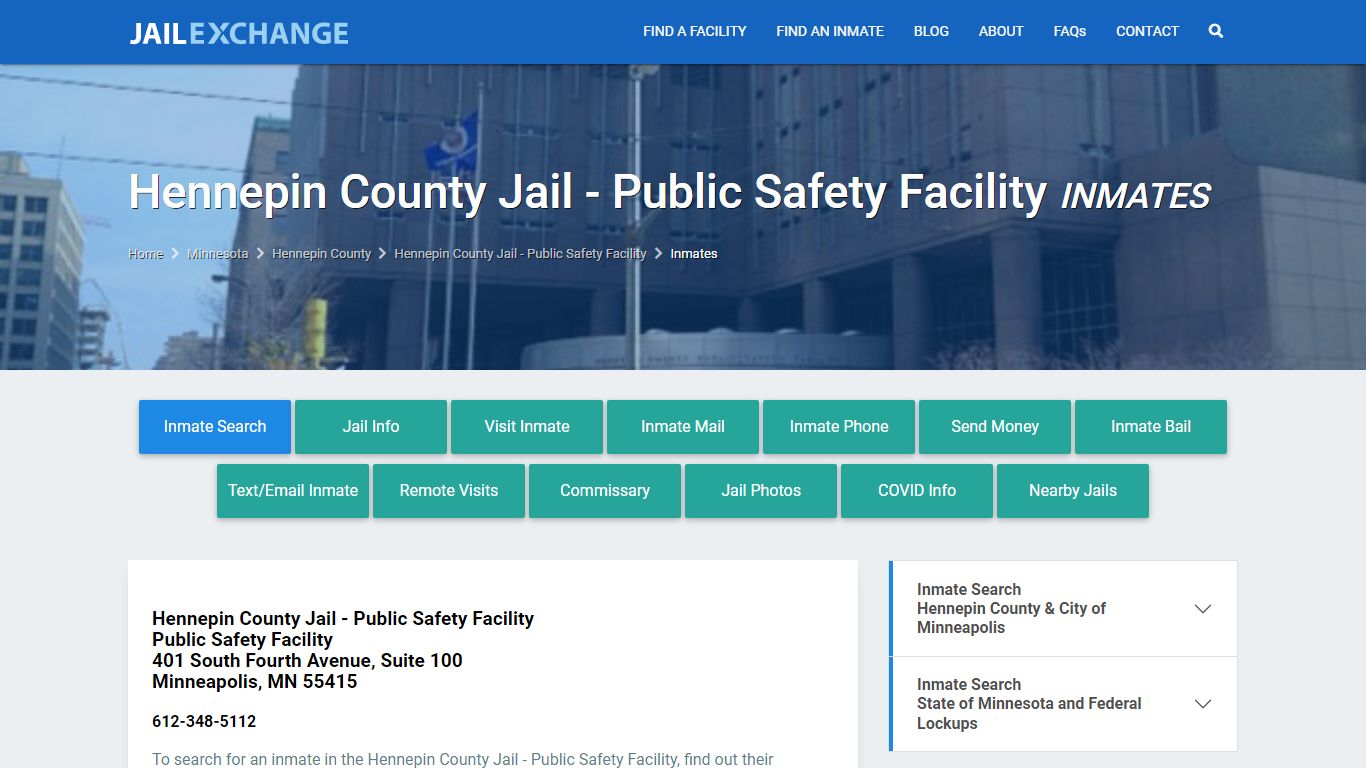 Hennepin County Jail Inmates | Arrests | Mugshots | MN